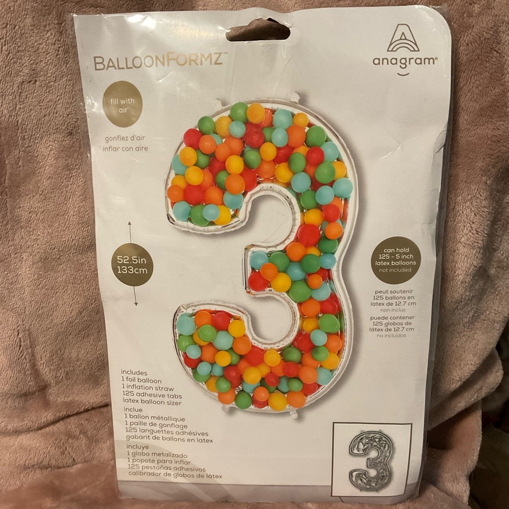 Number 3 balloon kit
